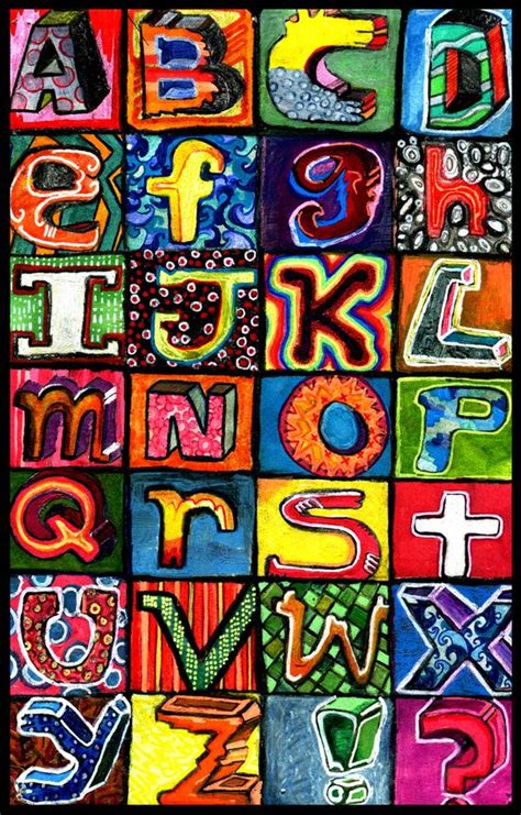 letters letters  numbers alphabet art print alphabetical order