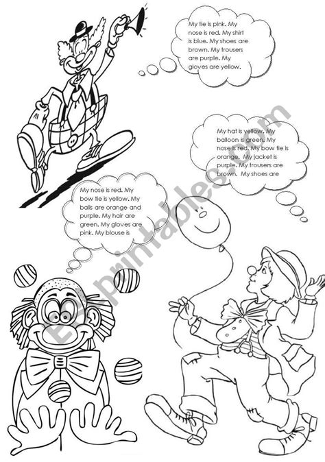 colouring esl worksheet  ajloona