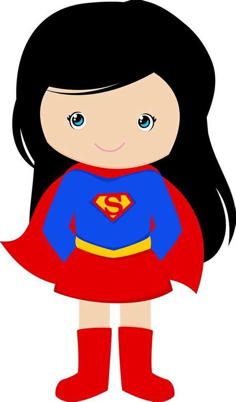 cute  woman baby clipart  mero superhero clipart