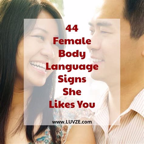 44 Female Body Language Signs She Likes You And Is