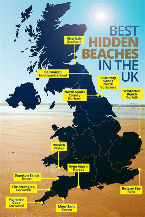 Map Reveals The Best Hidden Beaches In The Uk Travel News Travel