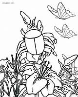 Coloring Pages Bug Insect Bugs Garden Cute Printable Kids Sheets Realistic Print Book Insects Animal Cool2bkids Color Lightning Vw Getdrawings sketch template