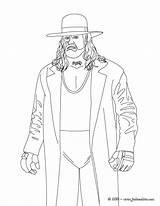 Undertaker Colorier Catcheur Frais Hellokids sketch template