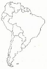 Map South America Coloring Pages Colouring sketch template