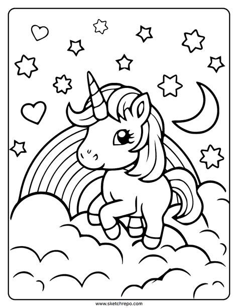 coloring pages   rainbow
