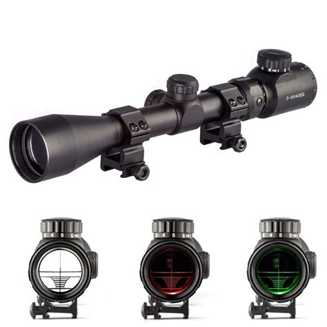 Cvlife 3 9x40 E Mil Dot Illuminated Optics Hunting Air Sniper Rifle