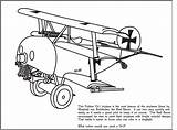 Wwi Baron Coloring Plane Pages Red Graphic Choose Board sketch template