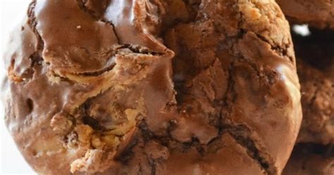 Flourless Brownie Peanut Butter Swirl Cookies Serena Bakes Simply