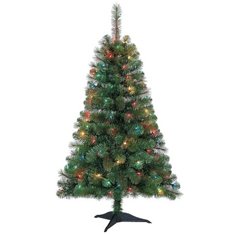 ft pre lit riverside pine artificial christmas tree cheap christmas