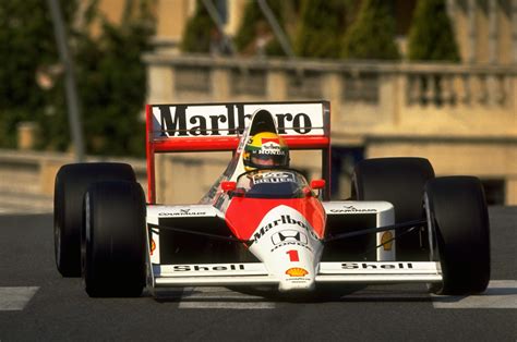 Ayrton Senna Mclaren Mclaren Mp4 5 1989 Monaco Grand