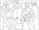 Lichtmis Simeon Casts Demons Kleurplaten Bijbel Bezoeken Afkomstig sketch template