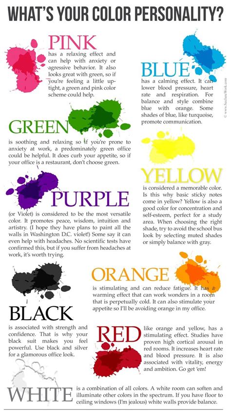 your color personality color meanings colors and emotions color