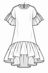 Garments Frill источник sketch template