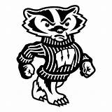 Bucky Badger Coloring Pages Print Wisconsin Badgers Logo Search Again Bar Case Looking Don Use Find sketch template