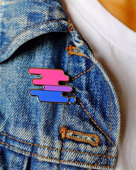 Bisexual Pride Pin Strange Ways