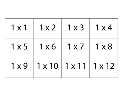 multiplication flash cards printable printablemultiplicationcom