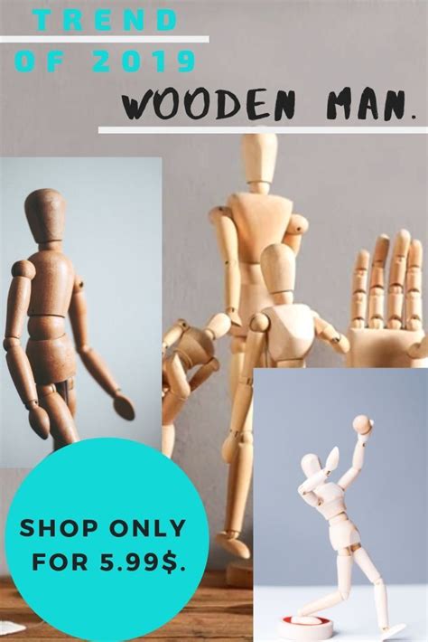 wooden man trend home decor    home decor  accessories wooden man art