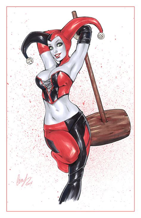 harley quinn and poison ivy art of elias