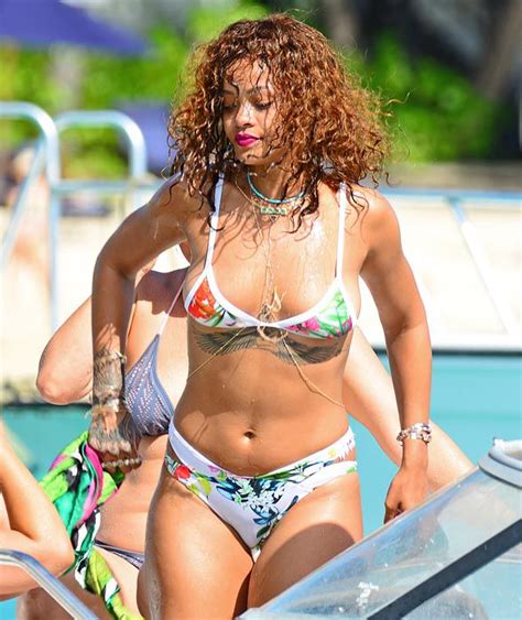 Rihanna Shows Off Her Bikini Body While On Holiday In