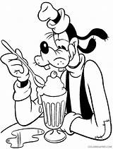 Coloring4free Goofy Coloring Pages Eating Ice Cream Related Posts sketch template