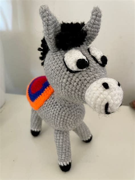 crochet donkey etsy