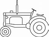 Tractor Drawing Easy Coloring Pages Deere John Outline Simple Baler Quilt Hay Clipart Tractors Kids Printable Template Clip Drawings Farm sketch template