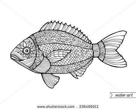 good coloring fish coloring pages  adults  fish coloring pages