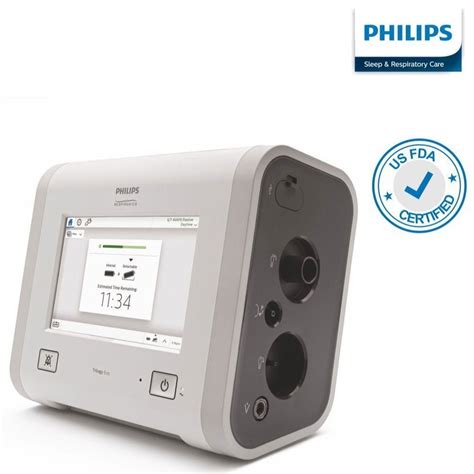 philips trilogy evo ventilator machine respiratory rate    bpm