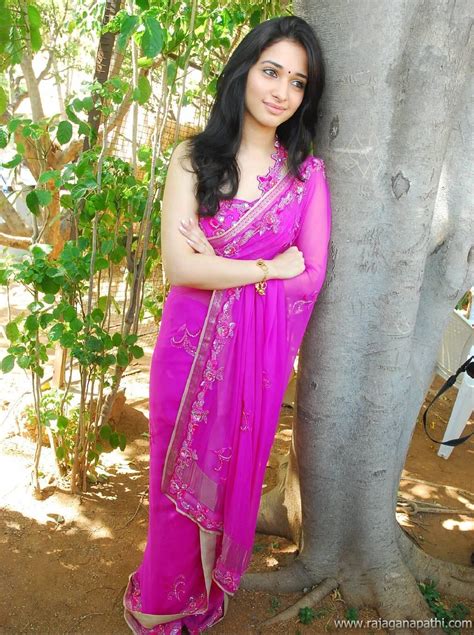 south actress tamanna bhatia in saree hot latest photo shoot gateway