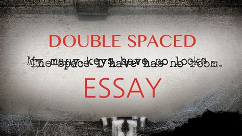 double spaced essay   double space  microsoft word