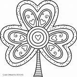 Shamrock Coloring Pages Adults Colouring Printable Kids Color Adult Fun Printables Click Getcolorings sketch template