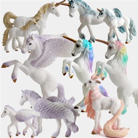 unicorn lol dolls toy simulation toys  children animal model unicorn action figure gift