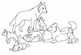 Wolf Coloring Pages Pack Lineart Wolves Printable Kids Drawings Deviantart Puppy Print Anime Drawing Family Color Animal Firewolf Birthday Party sketch template