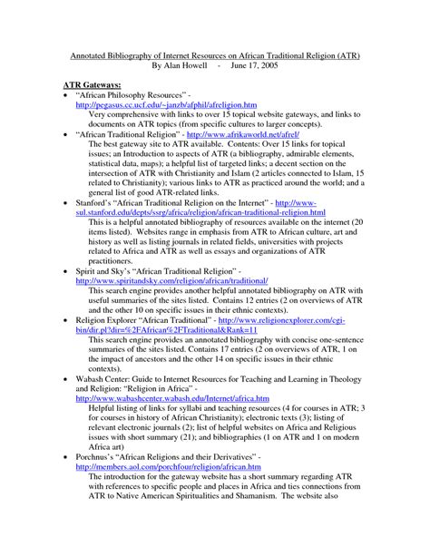 annotated bibliography template