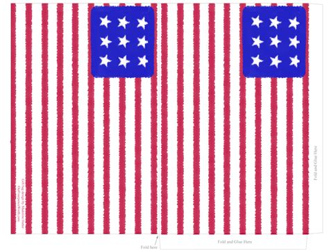 printable american flag template printable templates