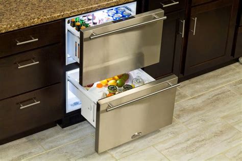 fridge drawers fridge drawers  counter fridge outdoor kitchen