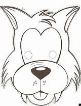 Mask Pigs Little Template Three Coloring Printable sketch template
