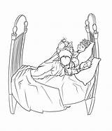 Napping House Coloring Pages Popular sketch template