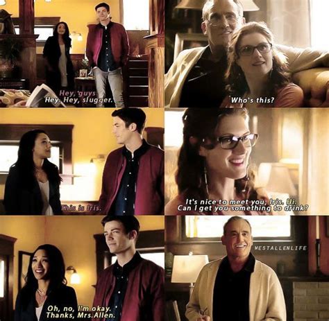 The Flash Season 3 01 Henry Nora And Barry Allen Iris West The Cw