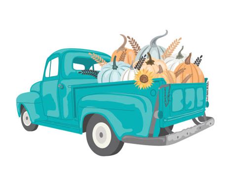 drawing   farm trucks illustrations royalty  vector graphics