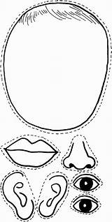 Body Parts Preschool Coloring Pages Getdrawings sketch template