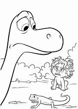 Coloring Dinosaur Good Spot Pages Arlo Lizard Coloriage sketch template