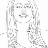 Miley Cyrus Pages Coloring People Guitar Close Famous Hellokids sketch template