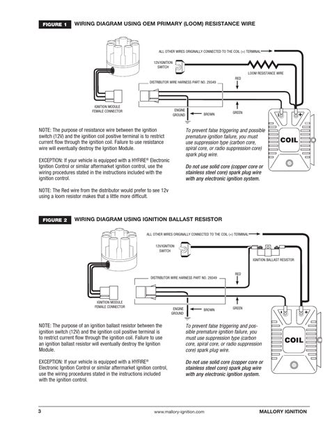 mallory breakerless ignition wiring diagram