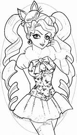 Ever After High Coloring Pages Kitty Cheshire Getdrawings Getcolorings sketch template