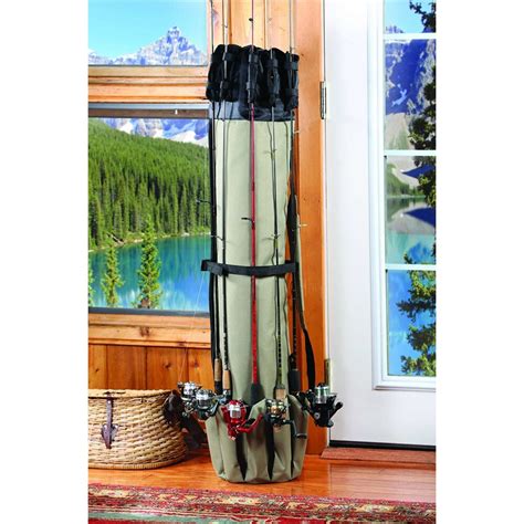 fishing hunting travel rod  reel organizer pole tools travel carry
