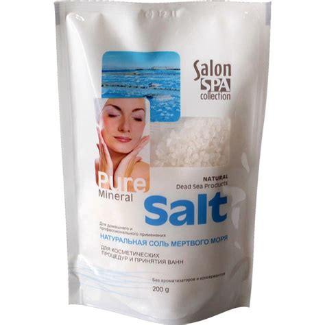 salon spa collection natural dead sea salt   salon