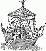 Rome Coloring Pages Roman Ship Italy Clipart Freight Ancient Etc Large sketch template