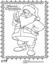 Santa Coloring Claus Pages Christmas Kids Colour Funny Chiristmas Someone Do sketch template