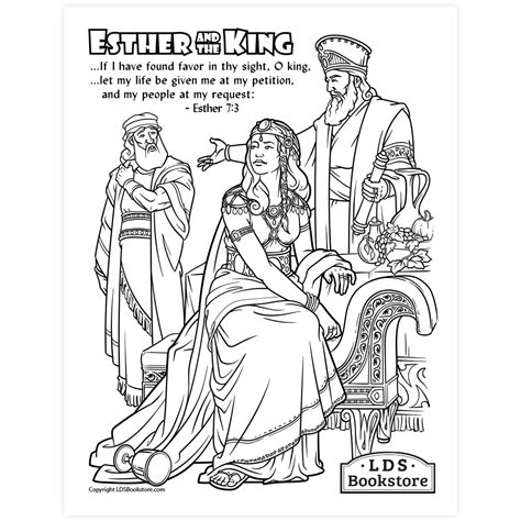 esther   king coloring page printable lupongovph